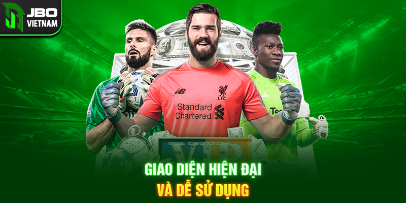 Giao diện hiện đại và dễ sử dụng